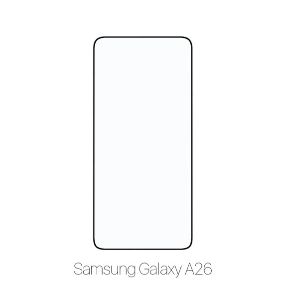 Vetro temperato FullCase per Samsung A26 A266E, FixPremium