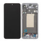 Schermo per Samsung A56 A566E, Awesome Lightgray, Vetro touch con cornice