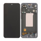 Schermo per Samsung A56 A566E, Awesome Graphite, Vetro touch con cornice