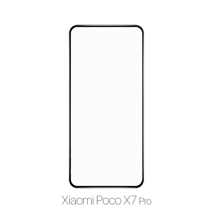 Vetro temperato FullCase per Xiaomi Poco X7 Pro 2412DPC0AG, FixPremium