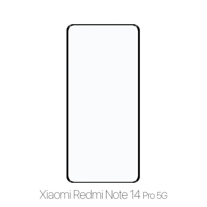 Vetro temperato FullCase per Xiaomi Redmi Note 14 Pro 5G 24090RA29G, FixPremium