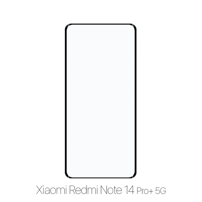 Vetro temperato FullCase per Xiaomi Redmi Note 14 Pro+ 5G 24094RAD4G, FixPremium