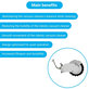 Ruota con motore (sinistra) per Xiaomi Robot Vacuum X20, S10, Dreame X30, X20, X10 Pro, White