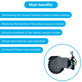 Ruota con motore (destra) per Xiaomi Robot Vacuum X20, S10, Dreame X30, X20, X10 Pro, Black