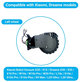 Ruota con motore (sinistra) per Xiaomi Robot Vacuum X20, S10, Dreame X30, X20, X10 Pro, Black