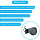 Ruota con motore (sinistra) per Xiaomi Robot Vacuum X20, S10, Dreame X30, X20, X10 Pro, Black