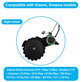 Ruota con motore (destra) per Xiaomi Robot Vacuum X10, Dreame Z10 Pro, L10 Plus, D10 Plus, Black