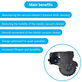 Ruota con motore (destra) per Xiaomi Dreame F9, Mi Robot Vacuum Mop (Mijia 1C), 2 Pro+ (Mijia 1T), Black