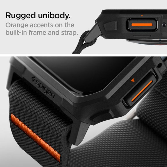 Strap Lite Fit "Pro" per Apple Watch (44, 45mm), Matte Black, Spigen