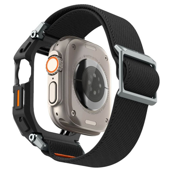 Strap Lite Fit "Pro" per Apple Watch Ultra (49mm), Matte Black, Spigen