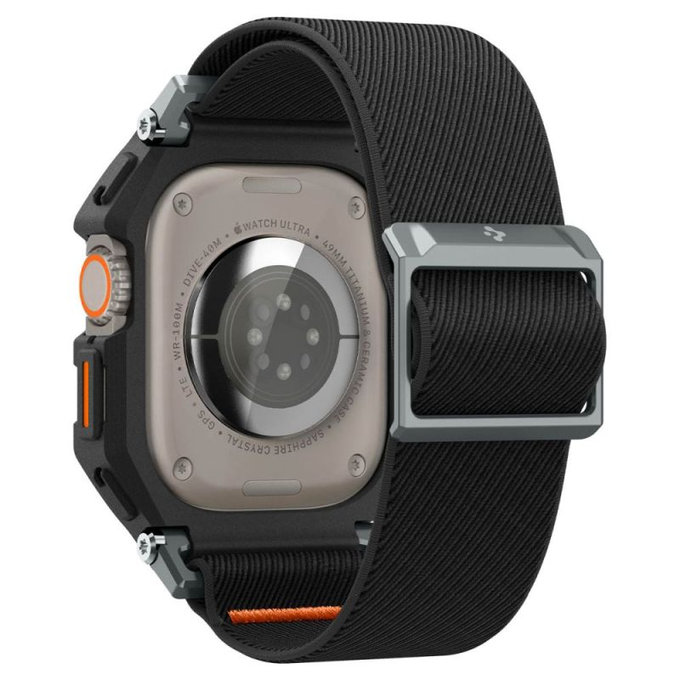 Strap Lite Fit "Pro" per Apple Watch Ultra (49mm), Matte Black, Spigen