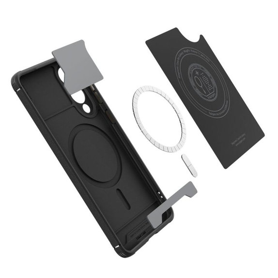 Custodia Core Armor con MagSafe per Samsung S25 Edge, Matte Black, Spigen