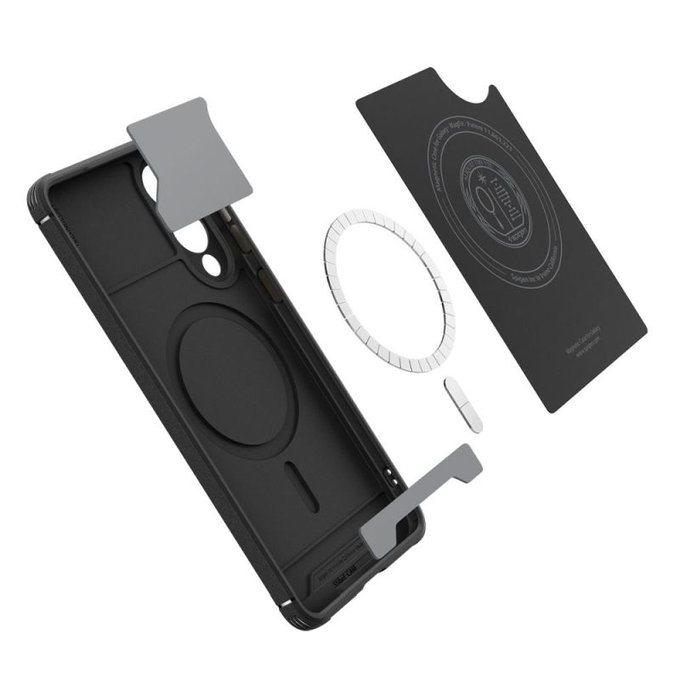 Custodia Core Armor con MagSafe per Samsung S25 Edge, Matte Black, Spigen