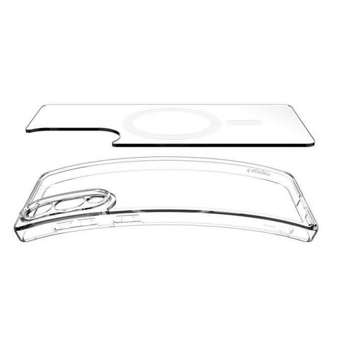 Custodia Ultra Hybrid con MagSafe per Samsung S25 Edge, White, Spigen