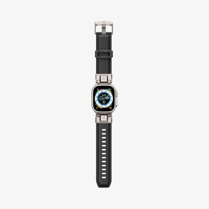 Strap Durapro Armor PU per Apple Watch (42, 44, 45, 49mm), Black, Spigen