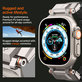 Strap Durapro Armor PU per Apple Watch (42, 44, 45, 49mm), Black, Spigen