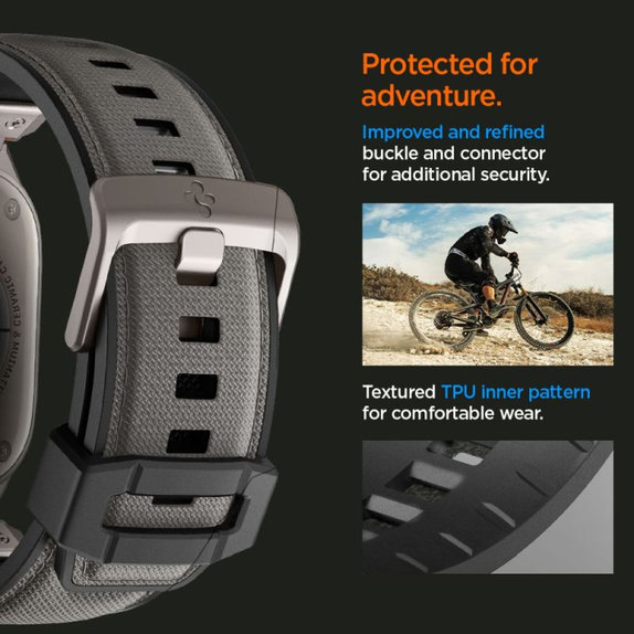 Strap Durapro Armor per Apple Watch (42, 44, 45, 49mm), Gray, Spigen