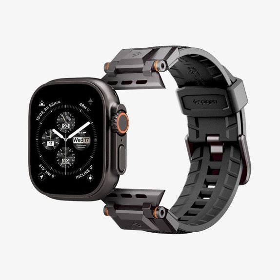 Strap Durapro Armor per Apple Watch (42, 44, 45, 49mm), Black Edition, Spigen