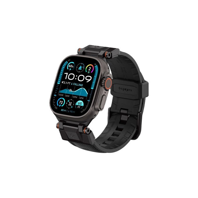 Strap Durapro Armor per Apple Watch (42, 44, 45, 49mm), Black Edition, Spigen