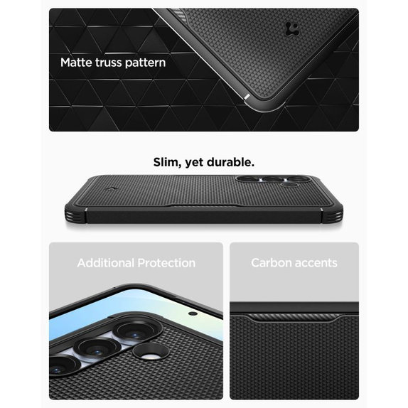 Custodia Core Armor con MagSafe per Samsung S25, Matte Black, Spigen
