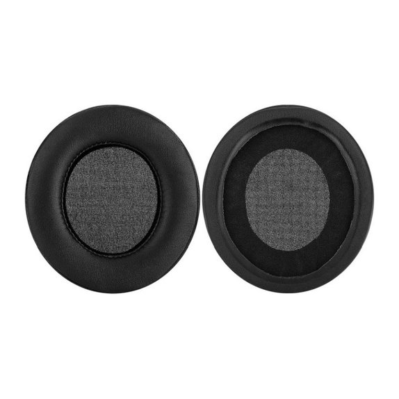 Cuscinetti auricolari di ricambio per Razer Nari, Kraken, Memory foam and PU leather, Black, 1 paio