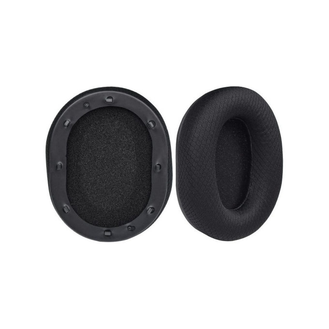 Cuscinetti auricolari di ricambio per Razer BlackShark, Memory foam and Textile, Black, Cooling Gel, 1 paio