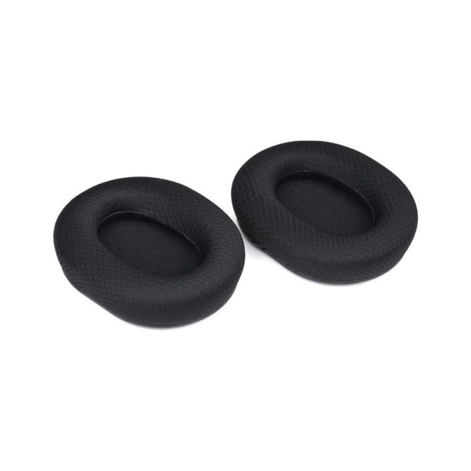 Cuscinetti auricolari di ricambio per Razer BlackShark, Memory foam and Textile, Black, Cooling Gel, 1 paio