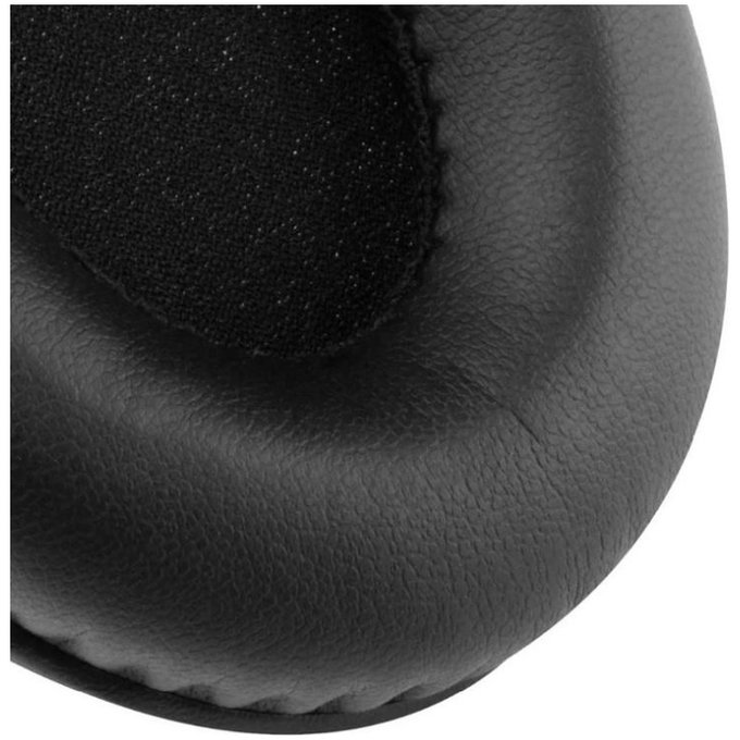 Cuscinetti auricolari di ricambio per Beats Studio 1, Memory foam and PU leather, Black, 1 paio