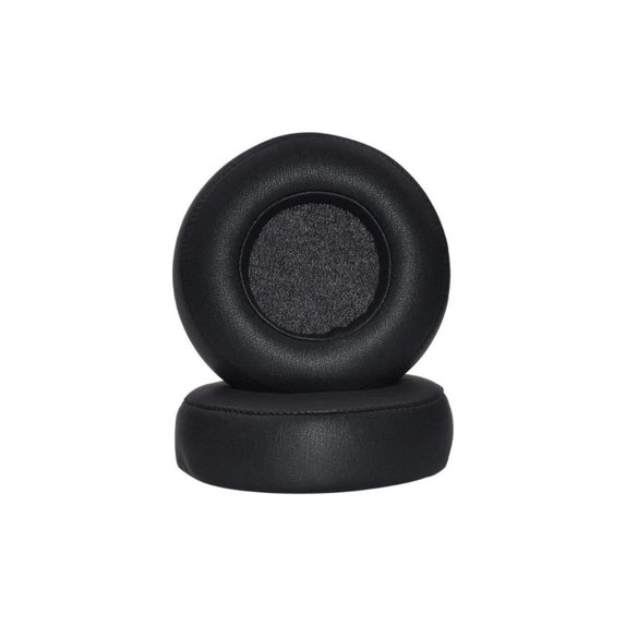 Cuscinetti auricolari di ricambio per Beats Pro, Memory foam and PU leather, Black, 1 paio
