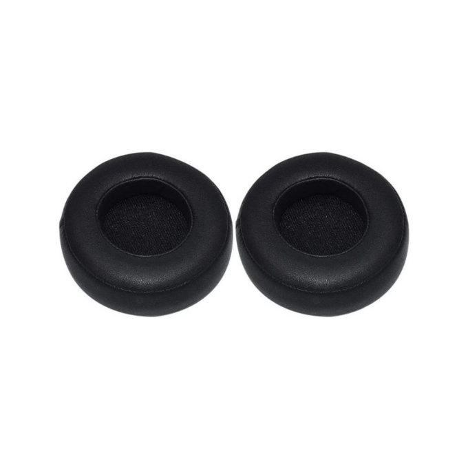 Cuscinetti auricolari di ricambio per Beats Pro, Memory foam and PU leather, Black, 1 paio