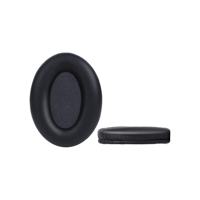 Cuscinetti auricolari di ricambio per Sony WH-1000XM3, Memory foam and PU leather, Black, 1 paio