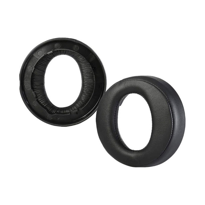 Cuscinetti auricolari di ricambio per Sony PlayStation Platinum, Memory foam and PU leather, Black, 1 paio