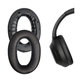Cuscinetti auricolari di ricambio per Sony WH-1000XM4, Memory foam and PU leather, Black, 1 paio