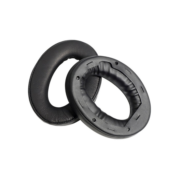 Cuscinetti auricolari di ricambio per Sony WH-1000XM4, Memory foam and PU leather, Black, 1 paio