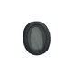Cuscinetti auricolari di ricambio per Sony WH-CH710N, Memory foam and PU leather, Black, 1 paio