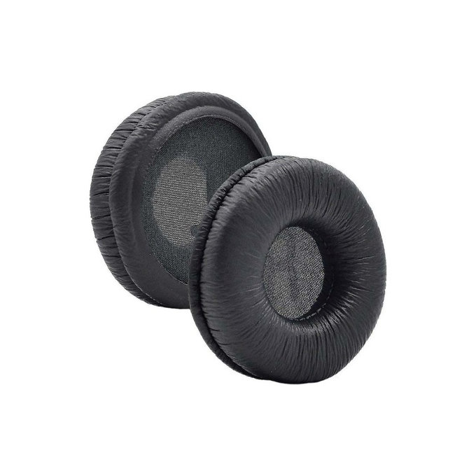 Cuscinetti auricolari di ricambio per JBL Tune 450, Memory foam and PU leather, Black, 1 paio