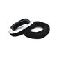 Cuscinetti auricolari di ricambio per Logitech Astro A40, A50, Memory foam and Textile, Black, 1 paio