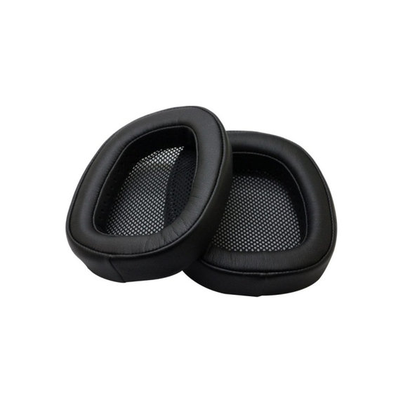 Cuscinetti auricolari di ricambio per Logitech G433, Memory foam and PU leather, Black, 1 paio