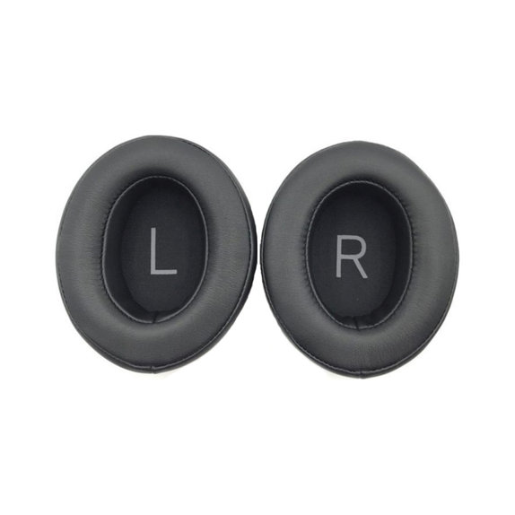 Cuscinetti auricolari di ricambio per Sennheiser Momentum 3.0, Memory foam and PU leather, Black, 1 paio