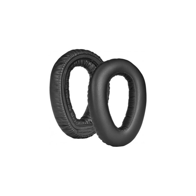 Cuscinetti auricolari di ricambio per Sennheiser PXC550, Memory foam and PU leather, Black, 1 paio