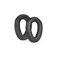 Cuscinetti auricolari di ricambio per Sennheiser PXC550, Memory foam and PU leather, Black, 1 paio