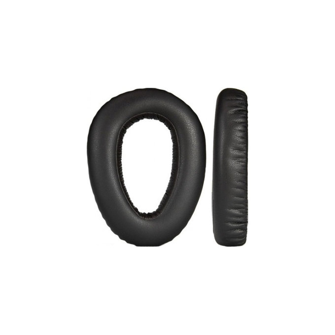 Cuscinetti auricolari di ricambio per Sennheiser PXC550, Memory foam and PU leather, Black, 1 paio