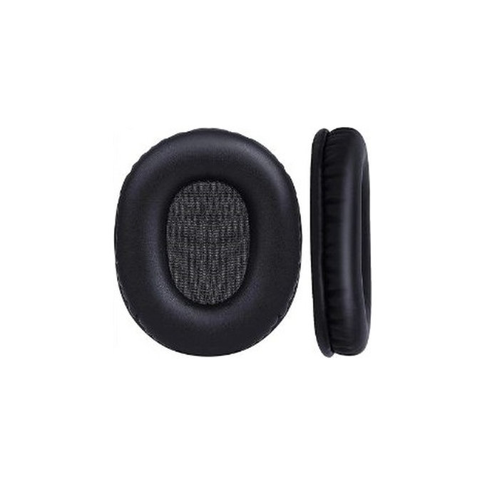 Cuscinetti auricolari di ricambio per Audio-Technica ATH-M50X, PU Leather, Black, 1 paio
