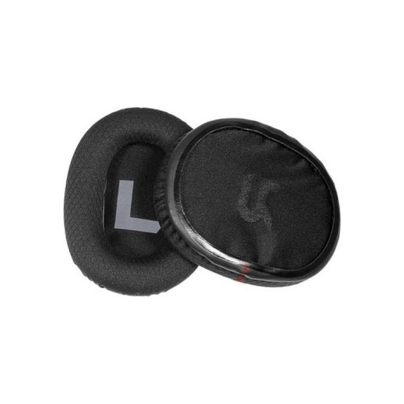 Cuscinetti auricolari di ricambio per AKG K361, K371, Memory foam and PU leather, Black, 1 paio