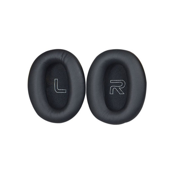 Cuscinetti auricolari di ricambio per Edifier W800BT, Memory foam and PU leather, Black, 1 paio