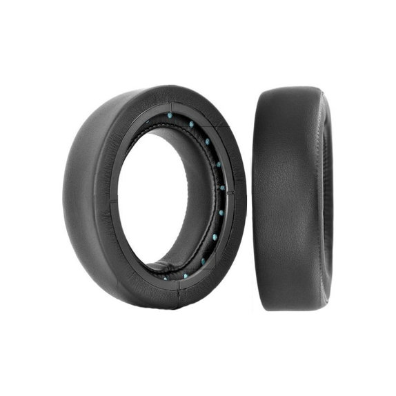 Cuscinetti auricolari di ricambio per Corsair HS50, Memory foam and PU leather, Black, 1 paio