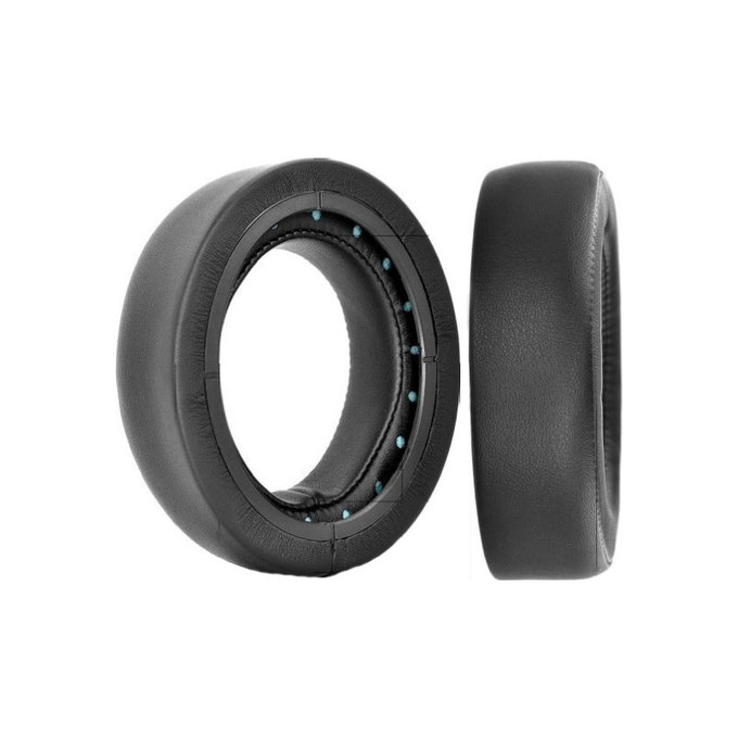 Cuscinetti auricolari di ricambio per Corsair HS50, Memory foam and PU leather, Black, 1 paio