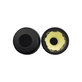 Cuscinetti auricolari di ricambio per Jabra Evolve 75, 75+, UC, MS, Memory foam and PU leather, Black, 1 paio