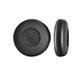 Cuscinetti auricolari di ricambio per Jabra Evolve 20, 30, 40, PU Leather, Black, 1 paio