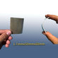 Tappetino isolante ad alta temperatura 70 mm x 60 mm x 1,7 mm per trasferimento IC e riparazione display